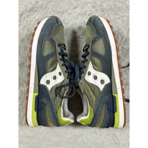 Saucony Shadow Original Mens Sneakers Size 10.5 Olive Green Grey Running Walking